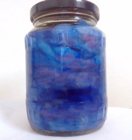 finished galaxy jar