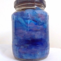 finished galaxy jar