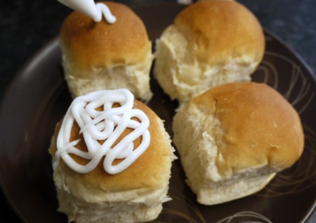 "Meatball" Iced Buns