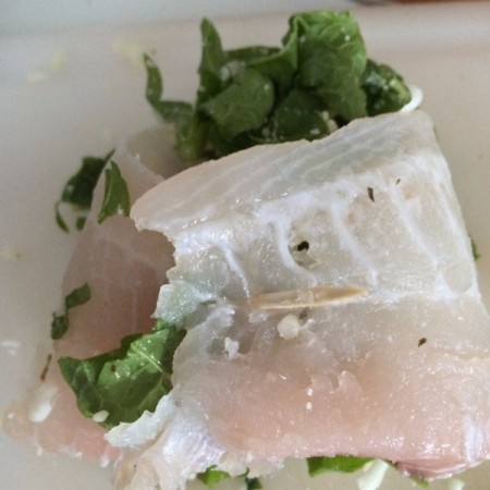 Vegetable Stuffed Fish