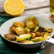 Caramelized Brussels Sprouts with Lemon