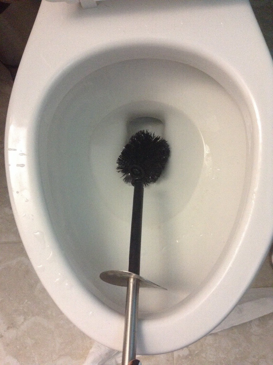 u bend toilet brush