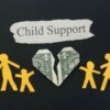 Paper art of stick figure man and woman with stick figure children separated by a torn dollar bill in the shape of a heart