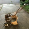 small gas mower with grass catcher bag