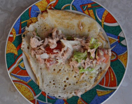 Tuna-Filled Pancakes