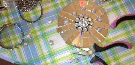 Glitzy CD Sun Catcher