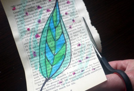 Book Page Art