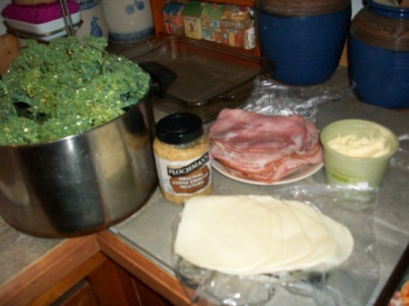 Simple Broccoli and Ham Dinner