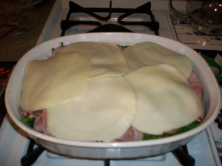 Simple Broccoli and Ham Dinner
