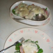 Simple Broccoli and Ham Dinner