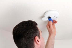 Replacing Battery in Smoke Alarm