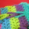 Connecting Loops Crocheted Scarf