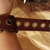 Leather Belt Bracelets