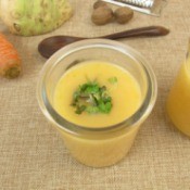 Cream soup in a jar