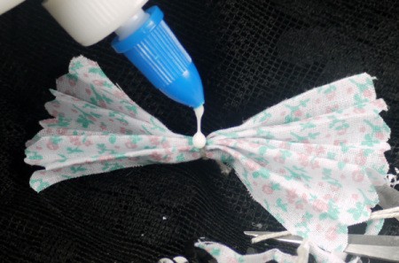 Floral Bow Fridge Magnet