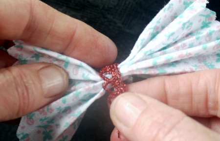 Floral Bow Fridge Magnet