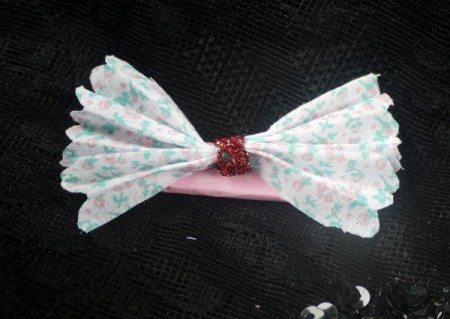 Floral Bow Fridge Magnet