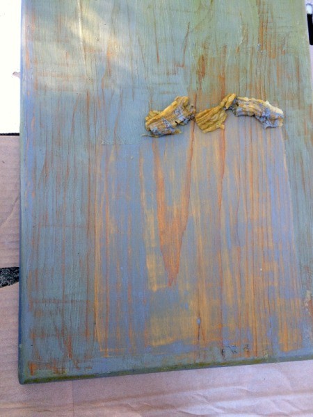 Removing Excess Wood Stain