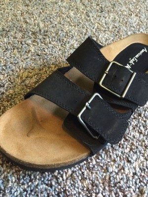 Use Tack to Make Extra Hole in Sandals