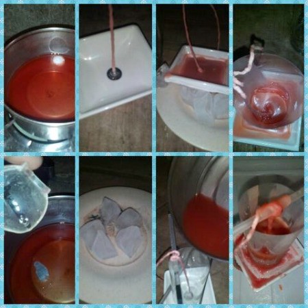 Homemade Scented Candle-in-a-Jar Decoration