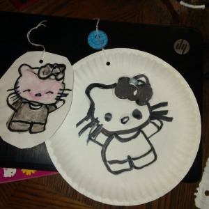 Hello Kitty painting