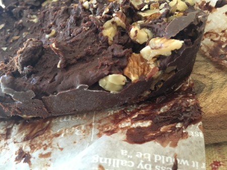 Two Ingredient Ice Cream Fudge