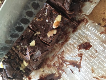 Two Ingredient Ice Cream Fudge