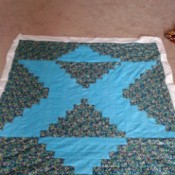 quilt in process
