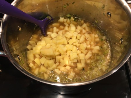 Stovetop Potato Leek Soup