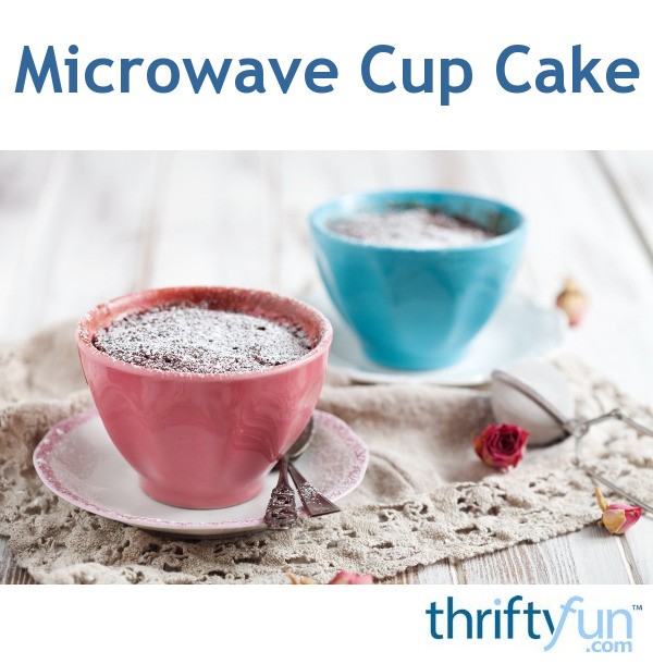 Microwave Cup Cake ThriftyFun
