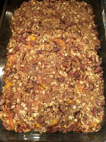 Peach Crumble