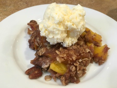 Peach Crumble