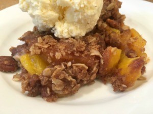 Peach Crumble