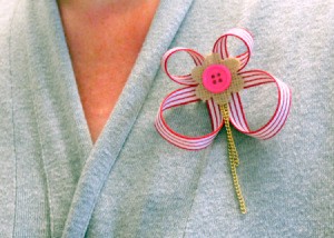 Ribbon Brooch