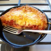 Summer Fresh Tomato Pie for One