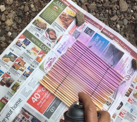 Upcycled Chopstick Trivet