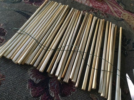 Upcycled Chopstick Trivet