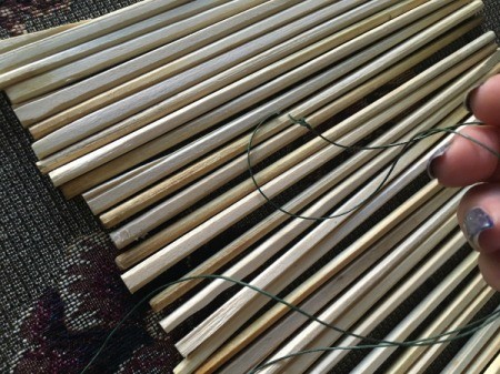 Upcycled Chopstick Trivet