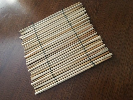 Upcycled Chopstick Trivet