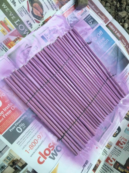 Upcycled Chopstick Trivet