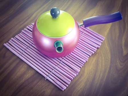 painted chopstick trivet