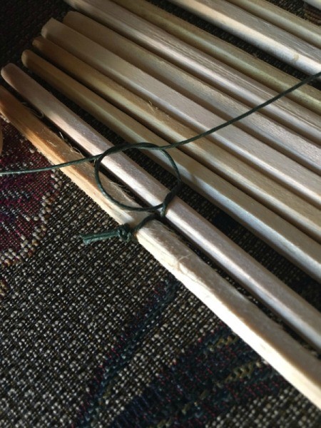 Upcycled Chopstick Trivet