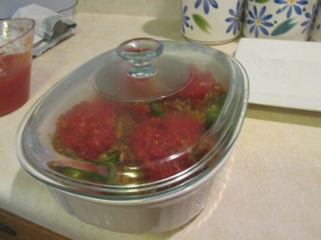 Stuffed Green Peppers
