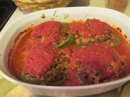 Stuffed Green Peppers