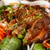 Thai Beef on Salad