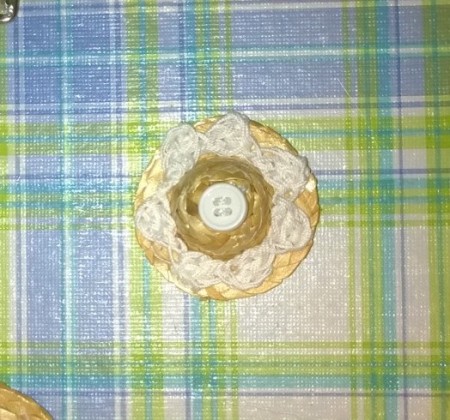 Straw Hat Crocheted Wall Hanging