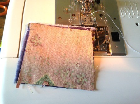 Pieced Scrap Fabric Yo Yos