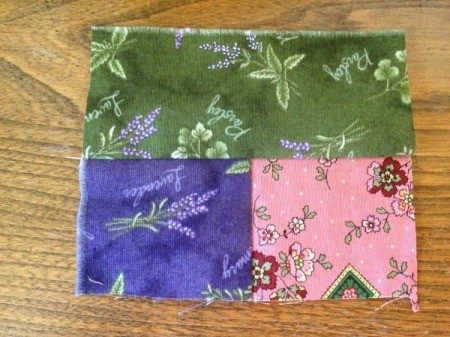 Pieced Scrap Fabric Yo Yos