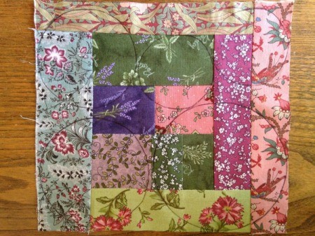 Pieced Scrap Fabric Yo Yos