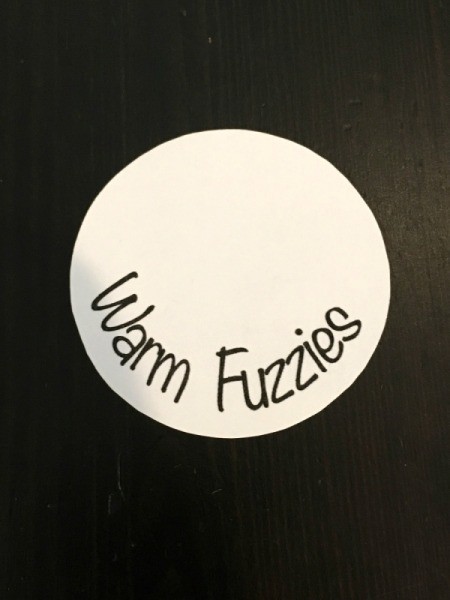 Making a Warm Fuzzies Jar